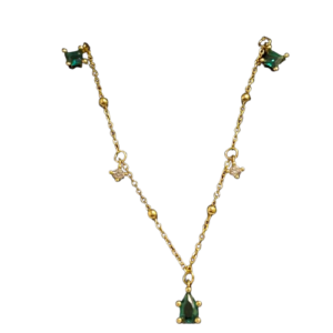 S925 Argento Sterling Tono Argento Zirconia Bracciale Gioielleria